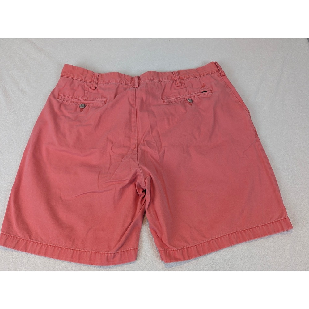 Nautica Mens The Deck Shorts Coral Pink Cotton Twill Chino‎ 38W 8 Inseam